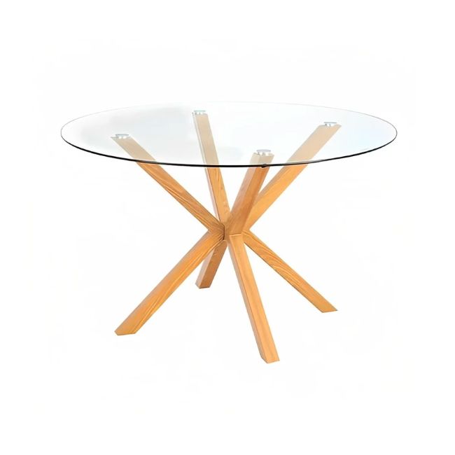 Mesa De Vidrio Redonda 120 cm